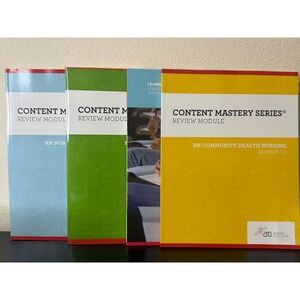 ATI Content‎ Mastery Series RN Nursing Review Modules Books Bundle